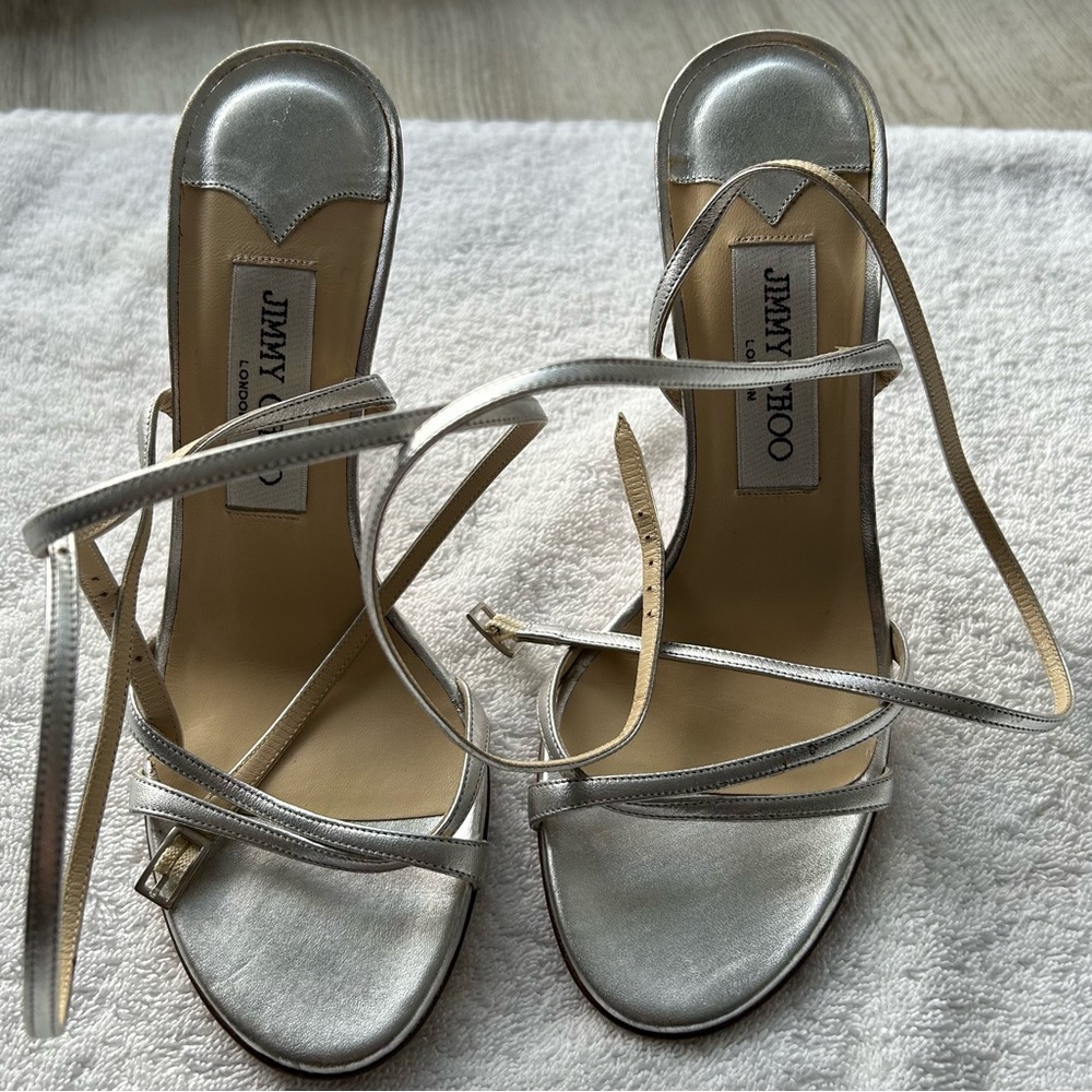 Jimmy Choo Silver Heeled Elegance
